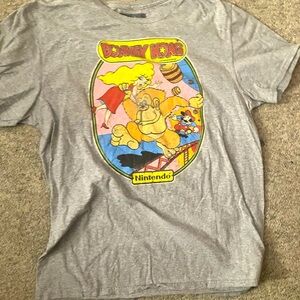 Retro donkey kong super mario Nintendo video game t-shirt adult Size medium